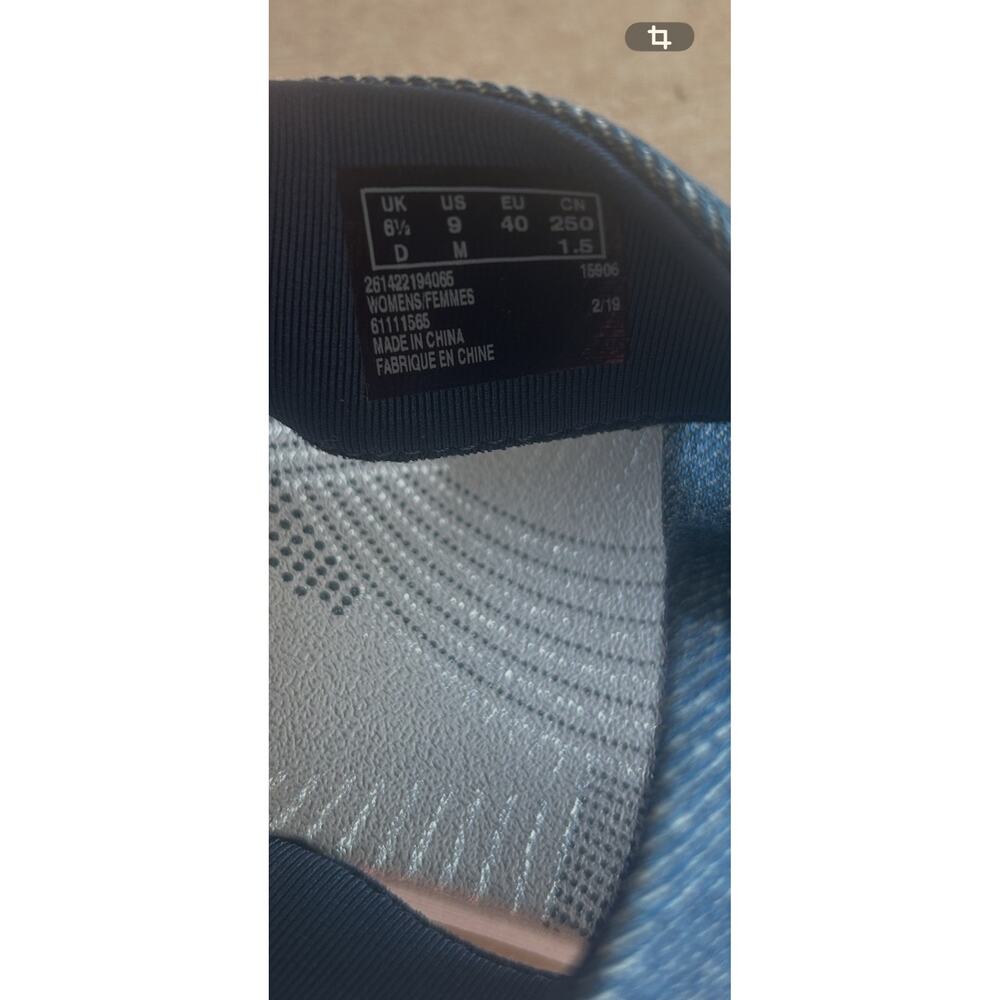 Clarks Cloudsteppers Denim Blue Wedge Sandals - Picture 6 of 8